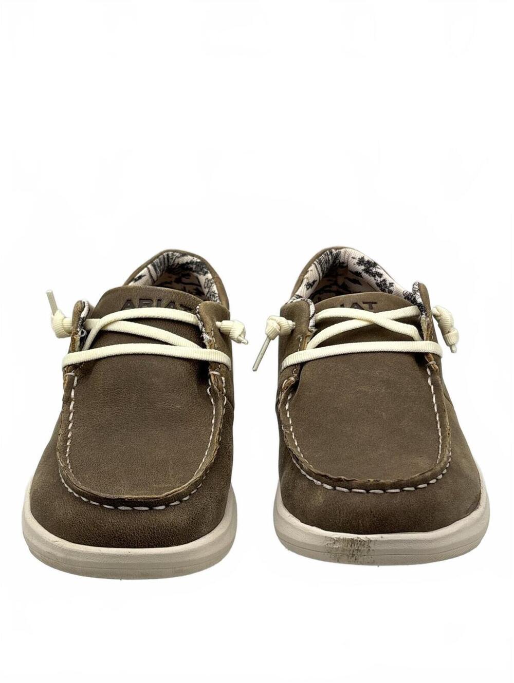 Ariat US 8.5B brown leather lace up casual shoes